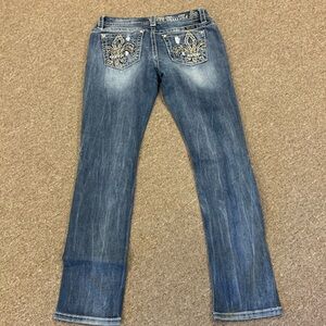 MISS ME denim Jeans women’s Juniors like NEW BLING size 30 inseam 33